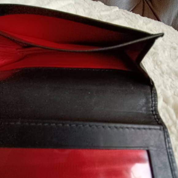 Rare Celine Card Holder/Wallet with Red Interior - Picture 8 of 15